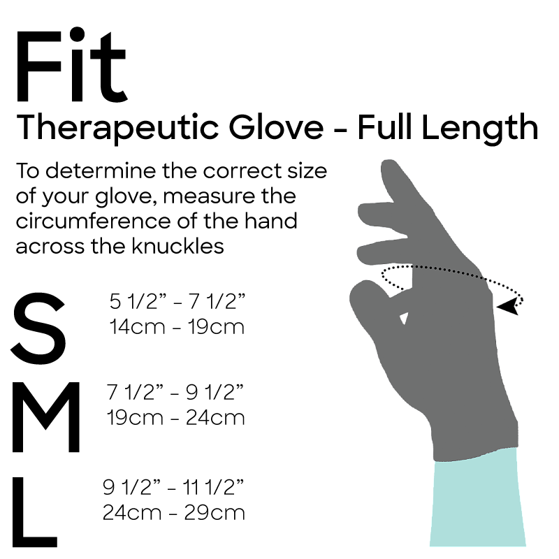 Therapeutic Healing Gloves Full Length - Rally Active